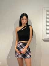 アンフッテドストラップノースリーブトップ