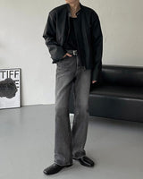 OA Pad Matte Coated Leather Jacket (2 colors)