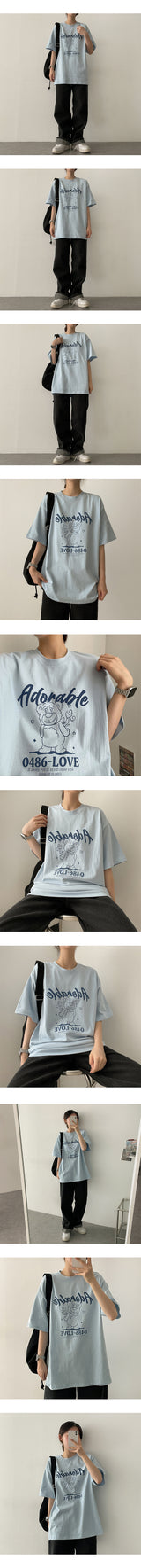 Rose Bear Short Sleeve Tee