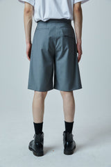 プリーツ バミューダ ショーツ / PLEATED BERMUDA SHORTS