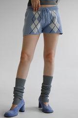 アーガイルニットショートパンツ / Argyle Knit Short Pants (3color)
