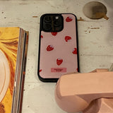 epoxy strawberry berry pattern case