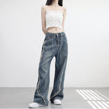 Weather Cable Vintage Denim Pants (belt set)