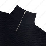 ラムウールタートルネックセミジップ / UN Ramswool Turtleneck Semi Zip-Up (4 colors)