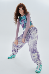 マーブルジョガーパンツ / marble jogger pant_purple