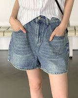 マネウォッシングデニムパート3ショーツショートパンツ/ Mane Washing Denim Part 3 Shorts Short Pants