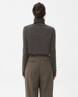 PLASTER CAST TURTLENECK KNIT-BROWN (6605055983734)