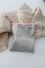 flat pouch (pink grey)