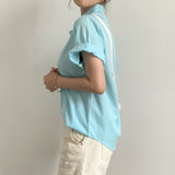Buttoned Front Loose Fit Shirt