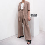 SI ミニマル半袖ジャケット / SI Minimal Short-Sleeved Jacket (2 colors)