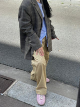 Vichy check pattern blazer