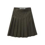 [MADE] Beshed Wool Pleated Midi Skirt