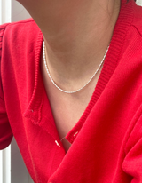 [92.5silver] mix pearl necklace