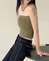 [MADE] Noti Color Basic Crop Tube Top