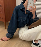 [Bellide made/Long-sleeved version] Vintage Pocket Denim Shirt