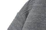 ミックス ジャカード ニット ロングスリーブ / Mix jacquard Knit Longsleeve K10 Overcast Melange