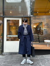 LMN レギュラーロールアップデニムパンツ / LMN Regular Roll-Up Denim Pants (Black)