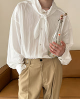 Eco scarf shirt (3 color) (6678006923382)