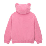 0 5 Punk Bear Fleece Jacket - PINK (6626828615798)
