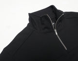 K.A.F コットン ネックジップセーター