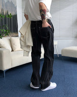 オウンリッチウェーブデニムパンツ / OWN Rich Wave Denim Pants (2 colors)