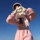 [BELLIDE MADE] Hit item wool napping two-way set