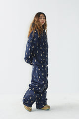 WDコージーMBトラックパンツミニベアラビット / BSR2223FWPT044 WD COZY MB TRACK PANTS MINI BEARRABBIT NAVY