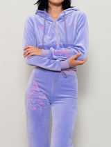 Xヒーヤジェニーベルベットタトゥーパンツ / X Heeyajenny Velvet Tattoo Pants (4590662615158)