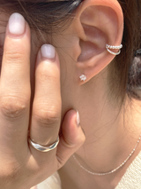[92.5silver] essential cubic piercing (2sizes)