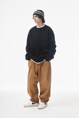 バギーコットンパンツ/MBSRCOPT134 MID90 BAGGY COTTON PANTS CAMEL