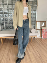 チャコールウォッシュデニムパンツ/no.3008 Charcoal Washed Denim Pants