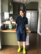 グラビティデニムシャツ