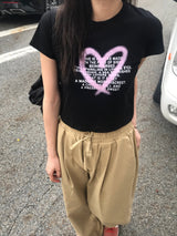 ラブレタークロップT