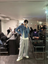 ダンブルウォッシュワイドカーゴパンツ / LMN Dumbled Washed Wide Cargo Pants (4 colors)
