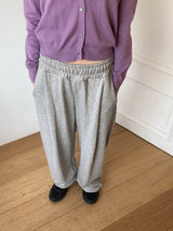 [S,M,L] Katet Pintuck Wide Training Pants