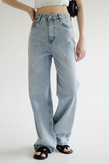 ストロングワイドパンツ / no.1297 Strong Light Blue Wide Pants