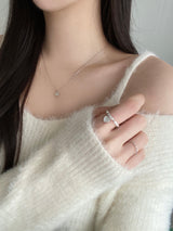 シャイニングハートレイヤードリングセット / Shining Heart Layered Ring Set