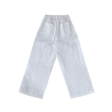 Cotton snap pants