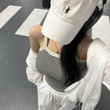 トイストライプダンガラノースリーブ
