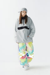 コージーフーデッドアノラックジャケット/BSR2223FWJK084 COZY HOODED ANORAK JACKET GRAY