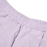 ワンタックワイドフィットショートパンツ/ONE TUCK WIDE FIT SHORT PANTS-LILAC