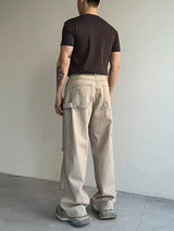 ダブルカットマッスルフィット半袖tシャツ(3colors)