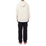 EMBロゴフーディー / EMB LOGO HOODIE cream