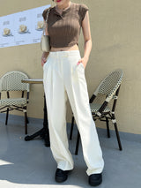 ユピクロップTシャツ / Yupi Linen Crop T-shirt (3color)