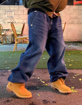 ウォッシングポイントワイドデニムパンツ / Washing point wide denim pants