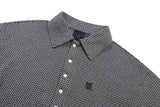 リーセントボタンニットポロ / RECENT BUTTON KNIT POLO_BLACK