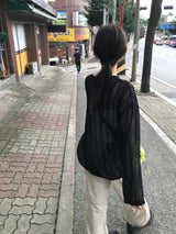 Summer punching knit 