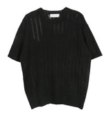 No.0198 バックルSラウンドハーフニット