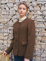 HAIRY WOOL MUFFLER COAT_BROWN (6638381203574)