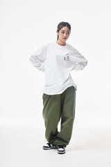 バギーコットンパンツ/MBSRCOPT135 MID90 BAGGY COTTON PANTS KHAKI